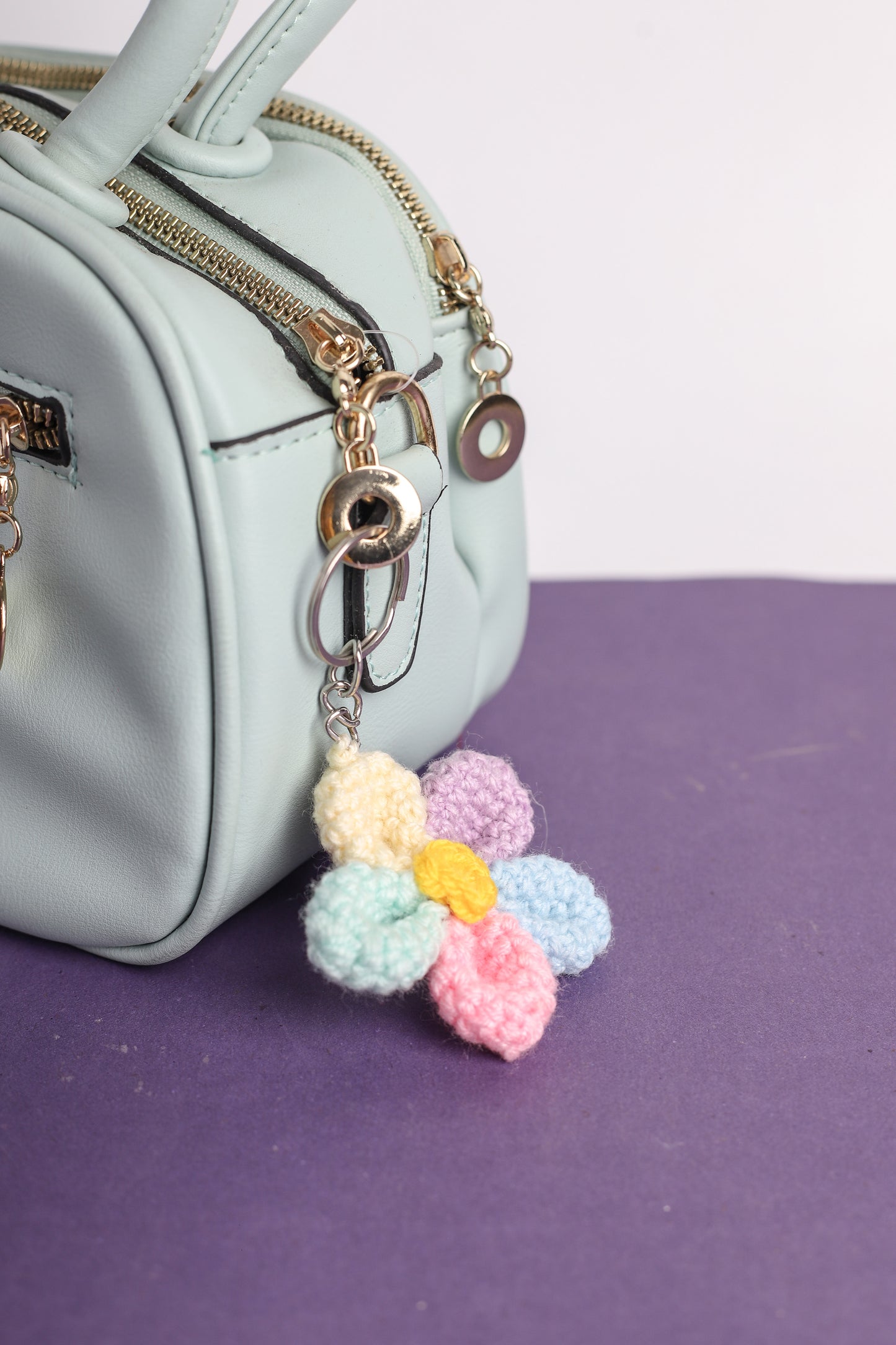 Multi Flower Keychain