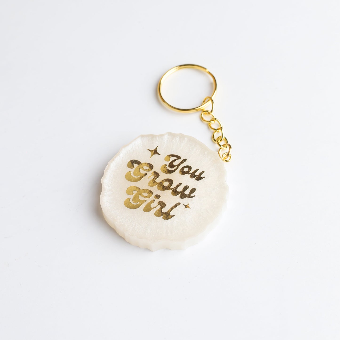 'You Grow Girl' keychain
