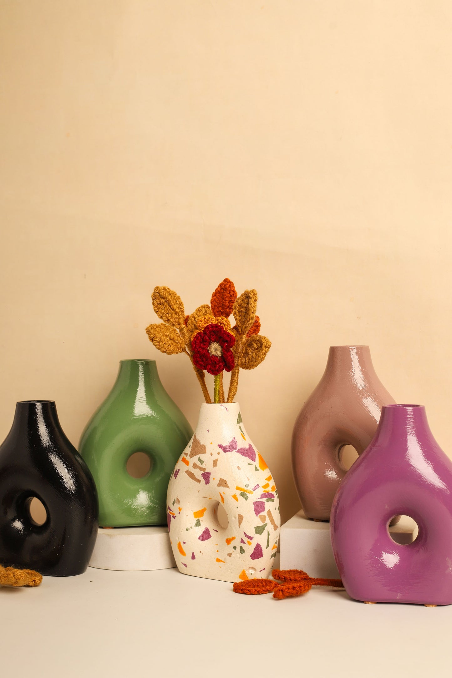 Fall Mini Donut Vase