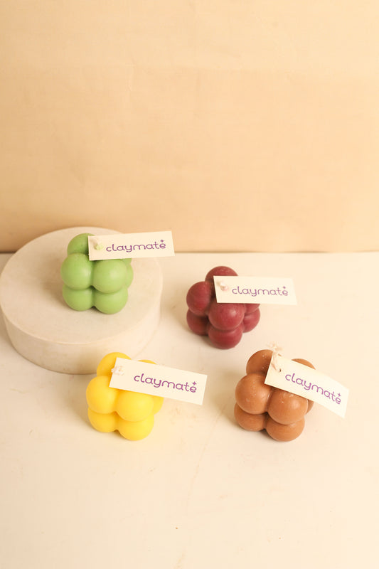 Fall Mini Bubble Candle