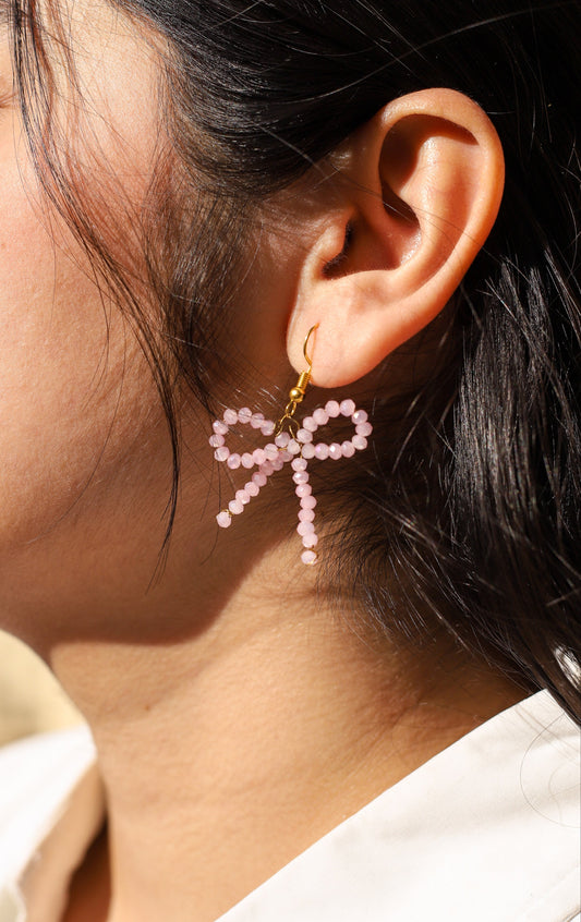 Beaded Bow Drops