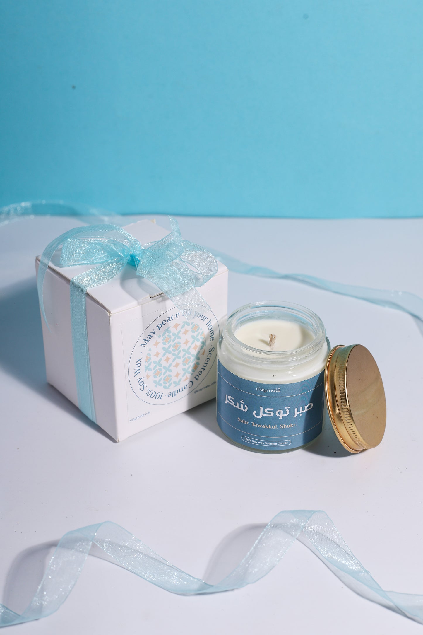 'Sabr Tawakal Shukr' Candle