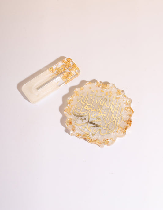 Gold Kalma Resin Plaque