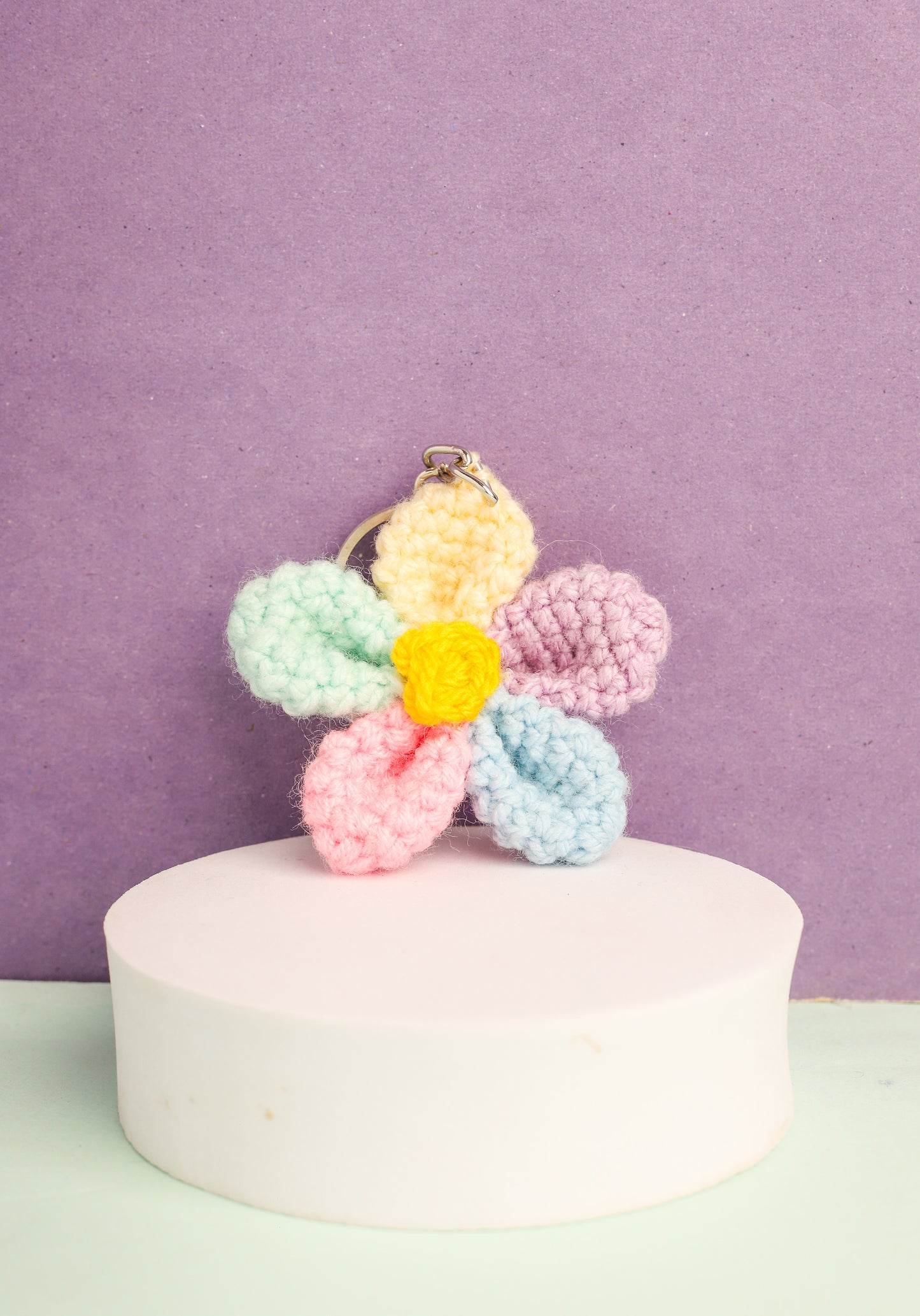 Multi Flower Keychain