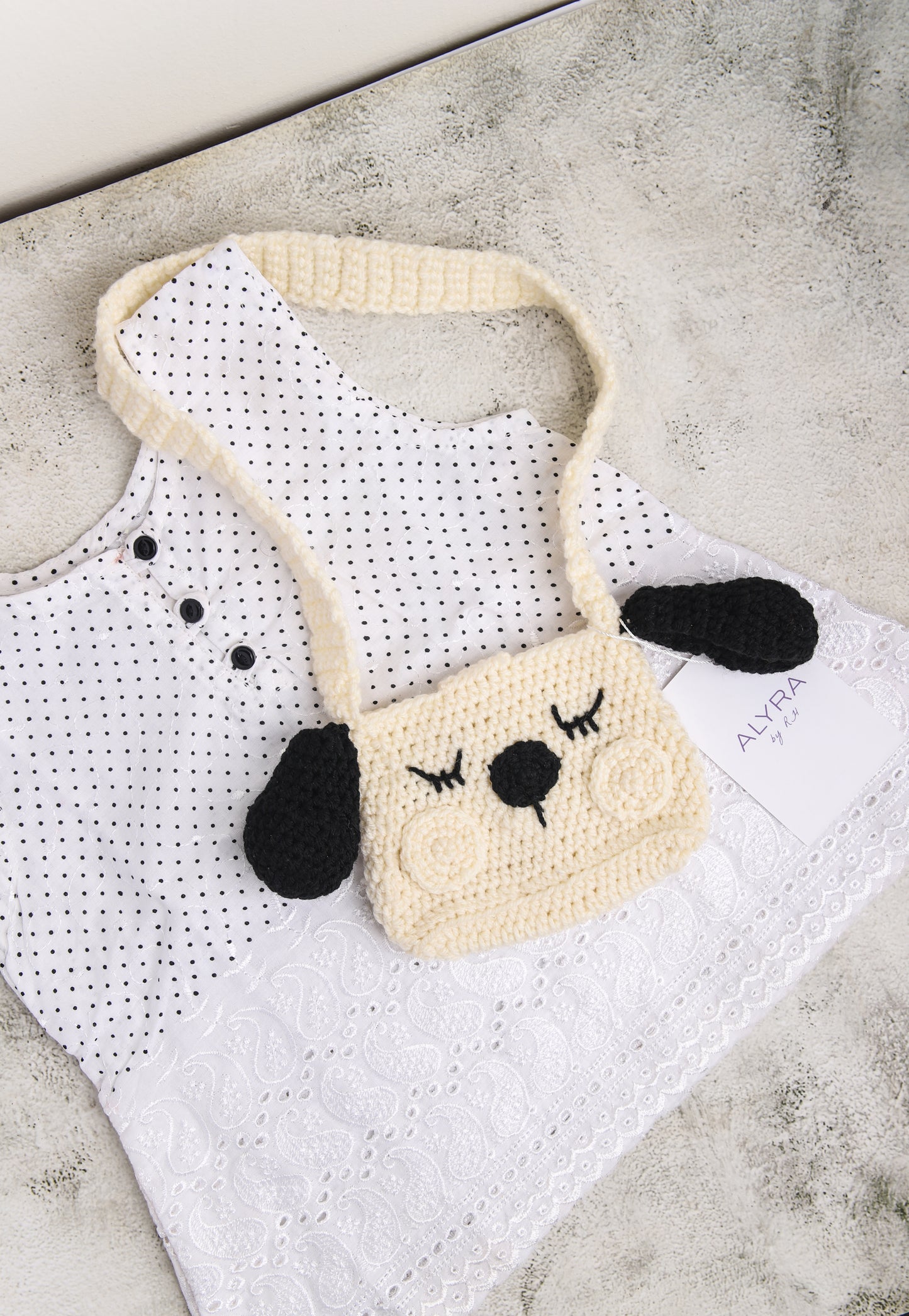 Dog Crochet Bag