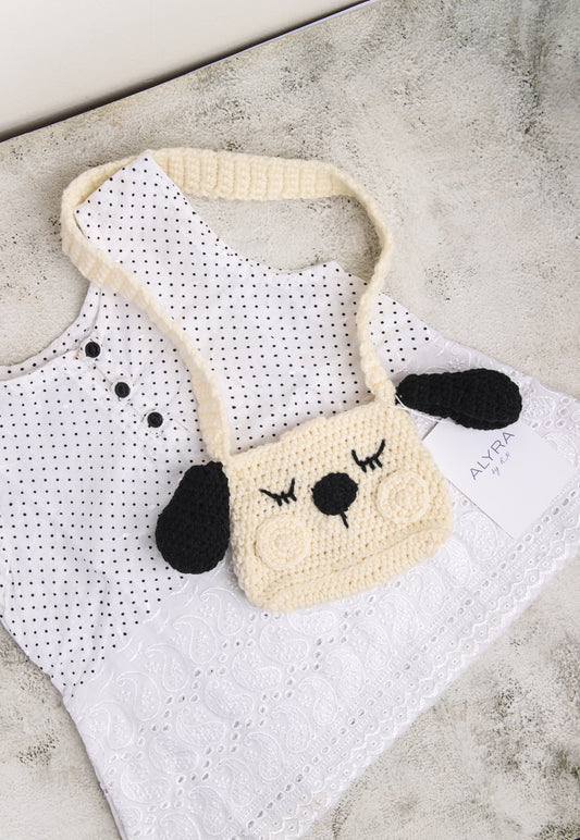 Dog Crochet Bag