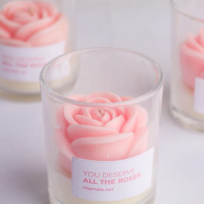 Rose Jar Candle