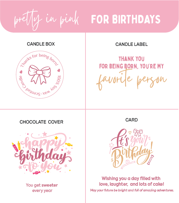 Pretty in Pink Customized Giftbox