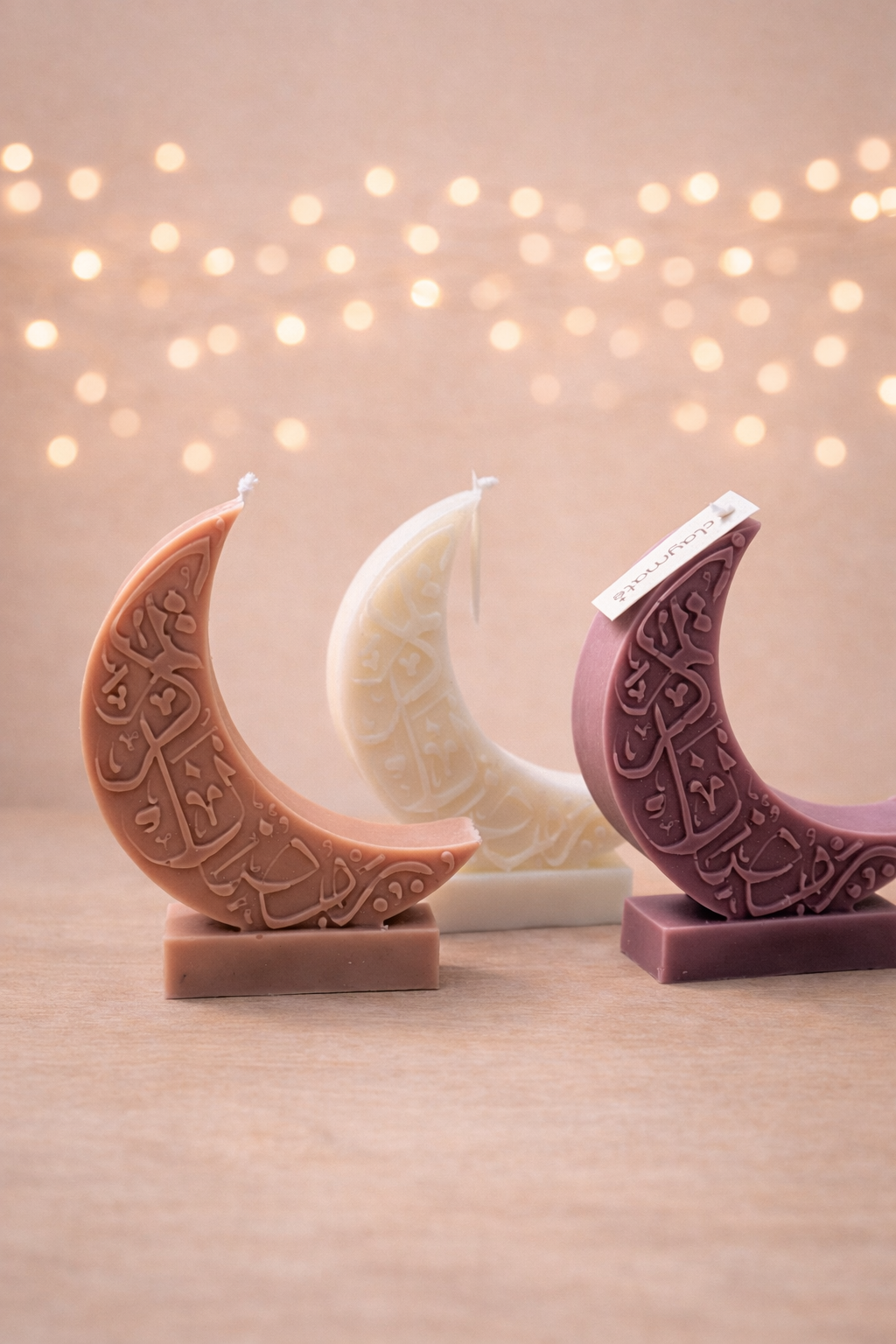 Ramzan Crescent Candle