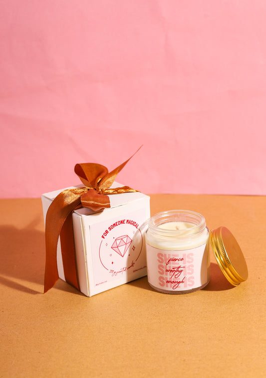 'She Is Fierce' Candle