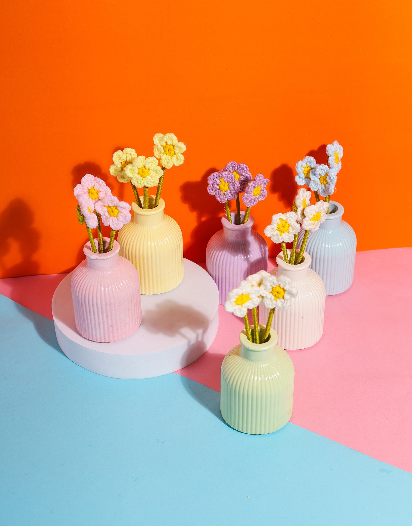 Summer Mini Striped Vase