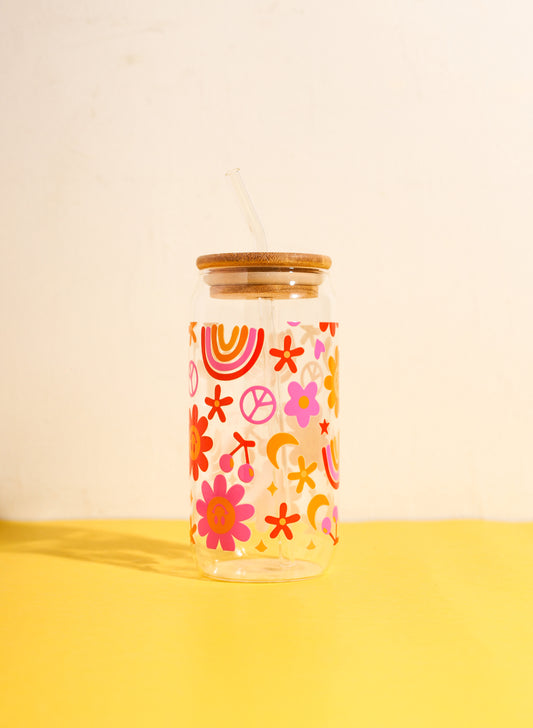 Sunny Vibes Glass Can