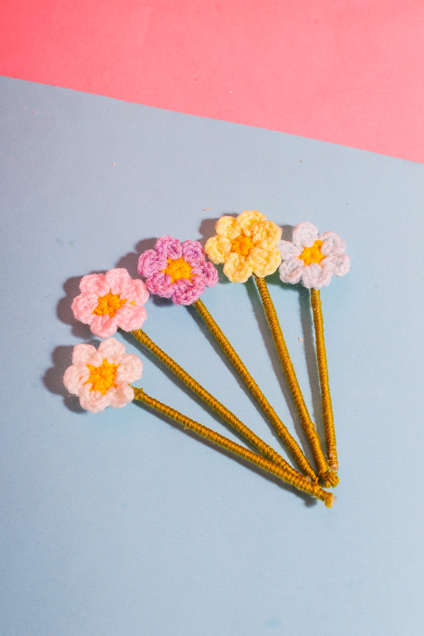 Mini Daisy Crochet Flowers