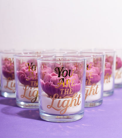 'You are the Light' Candle