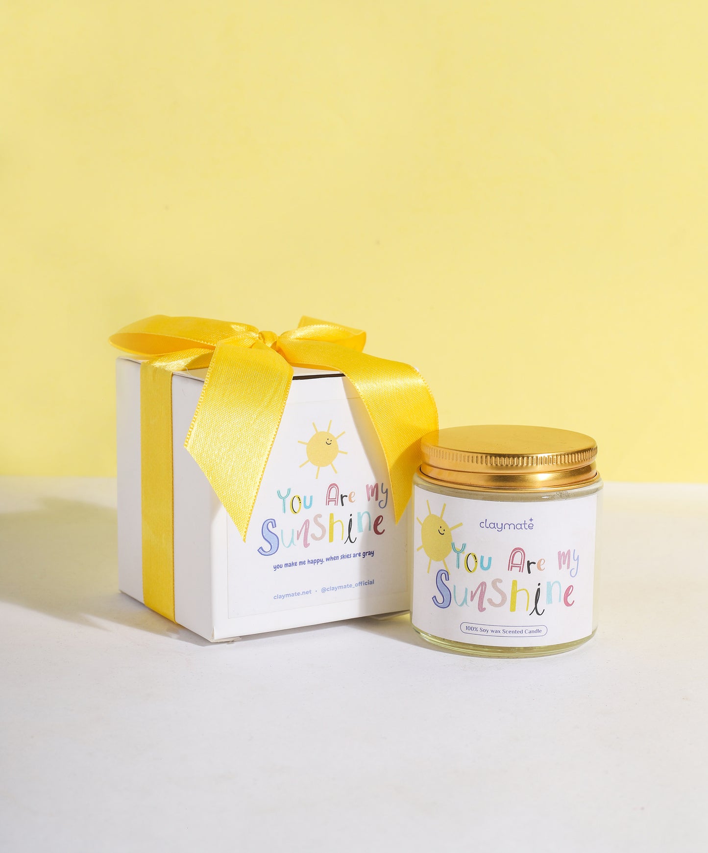 'You are my sunshine' Candle