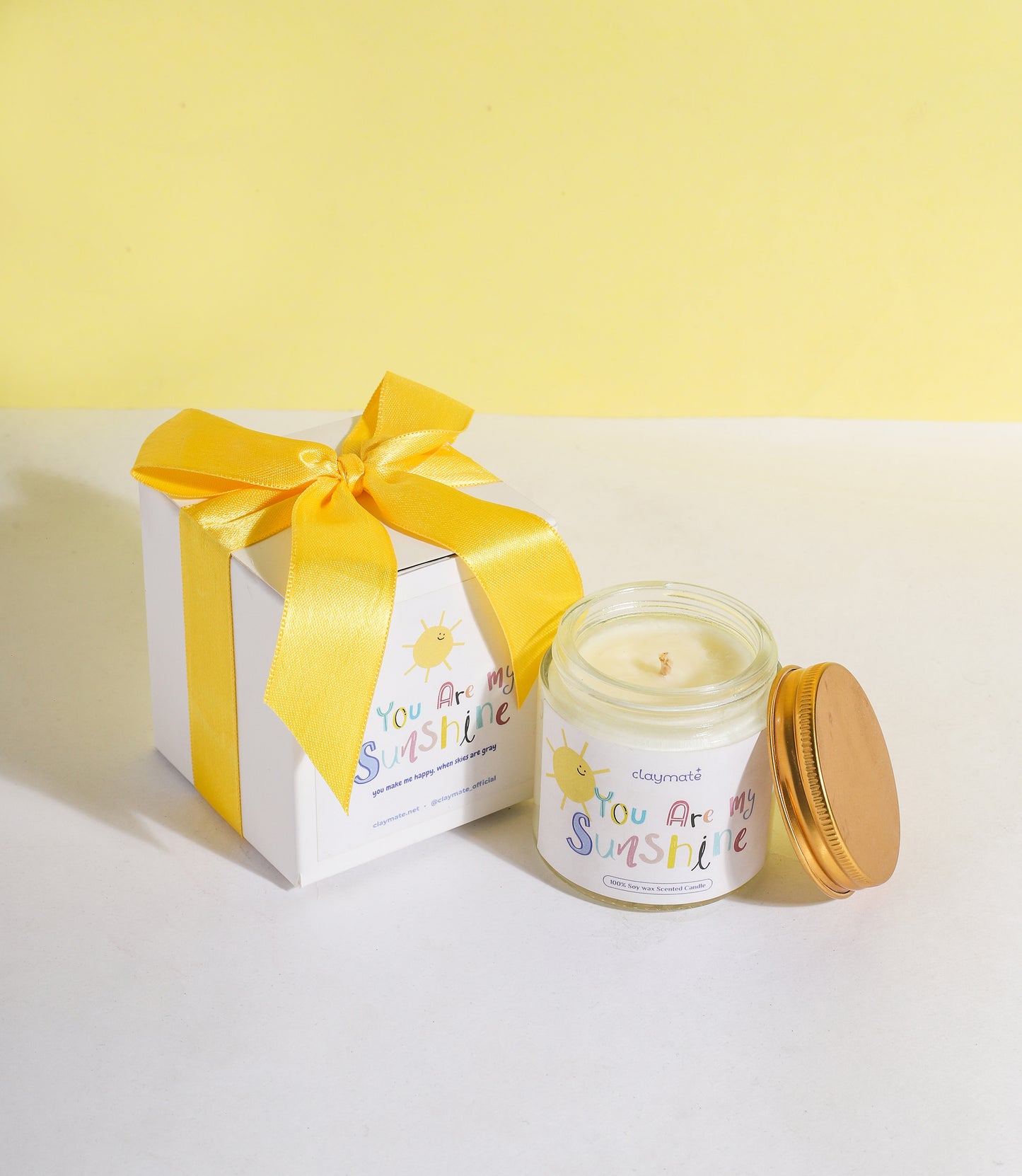 'You are my sunshine' Candle