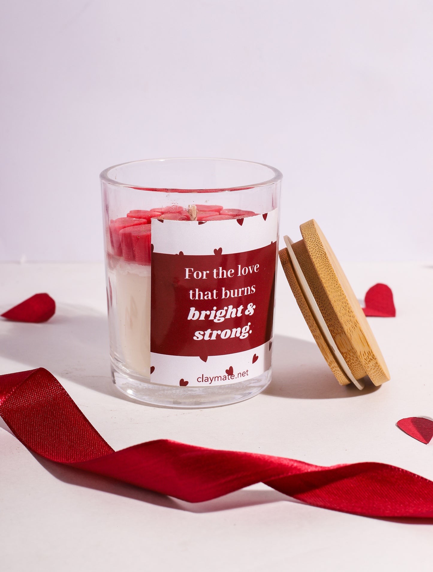 'Bright & Strong' Love Candle