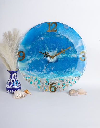 Sea Theme Resin Clock