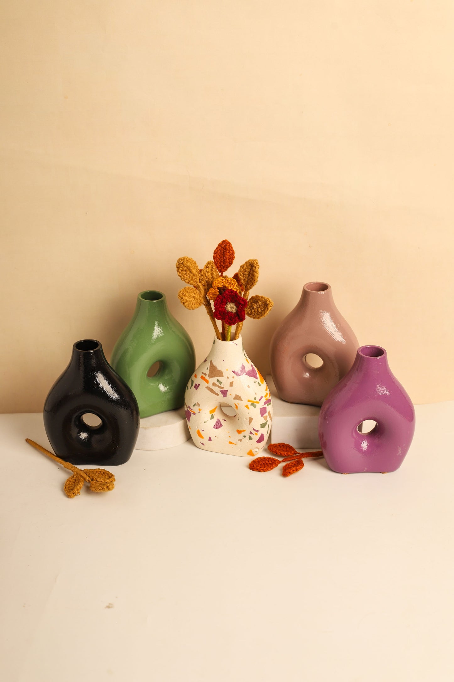 Fall Mini Donut Vase