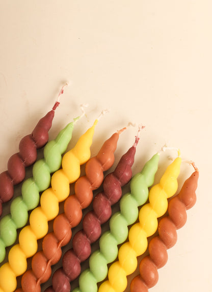 Fall Twisted Candles