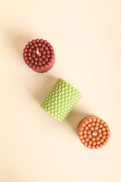 Pearl Pillar Candle - Fall