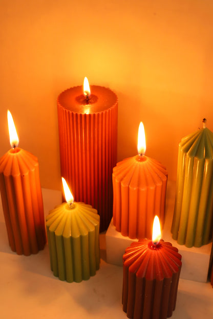 Fall Pillar Candle