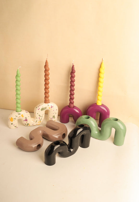 M-Shaped Candle Holder