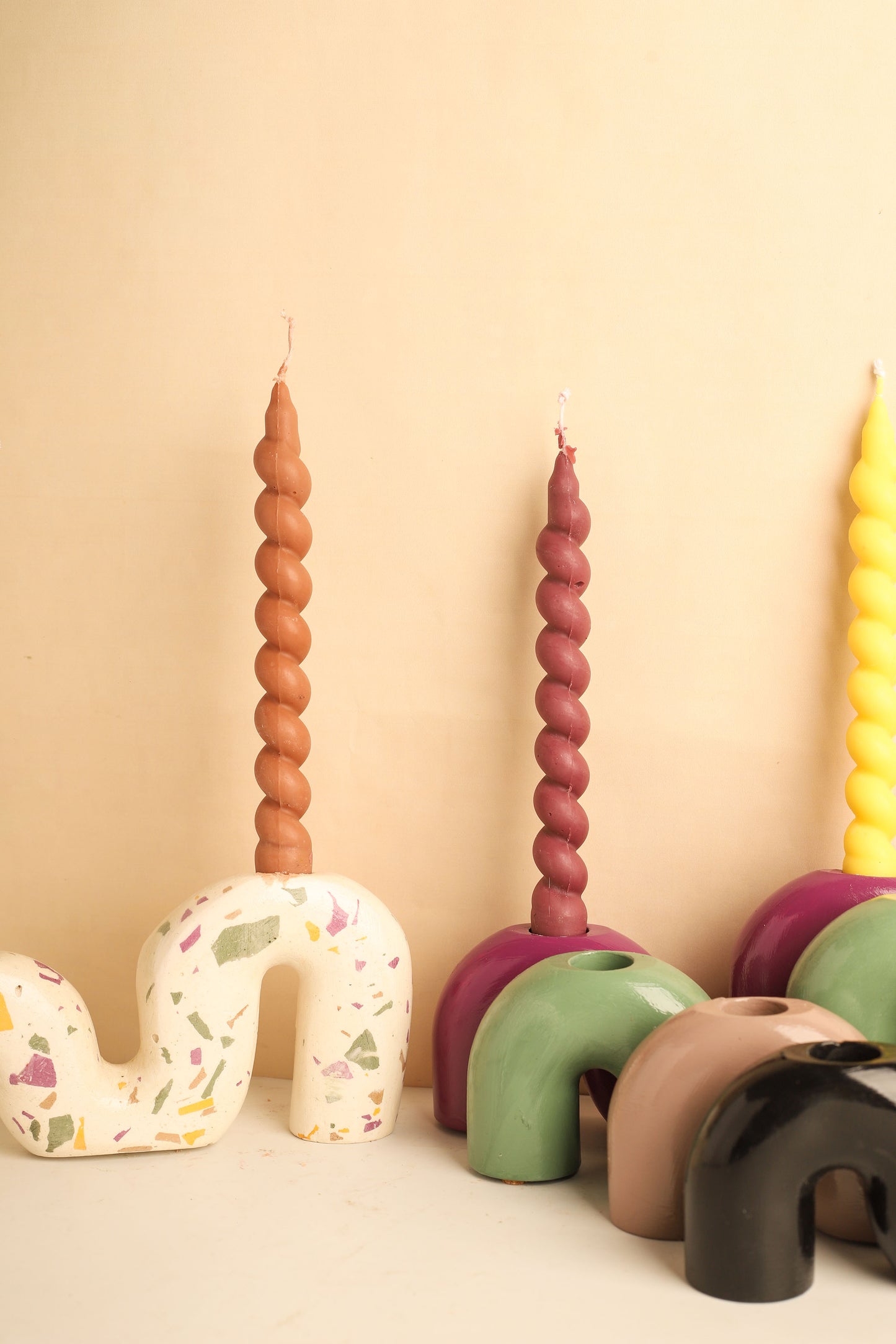 M-Shaped Candle Holder