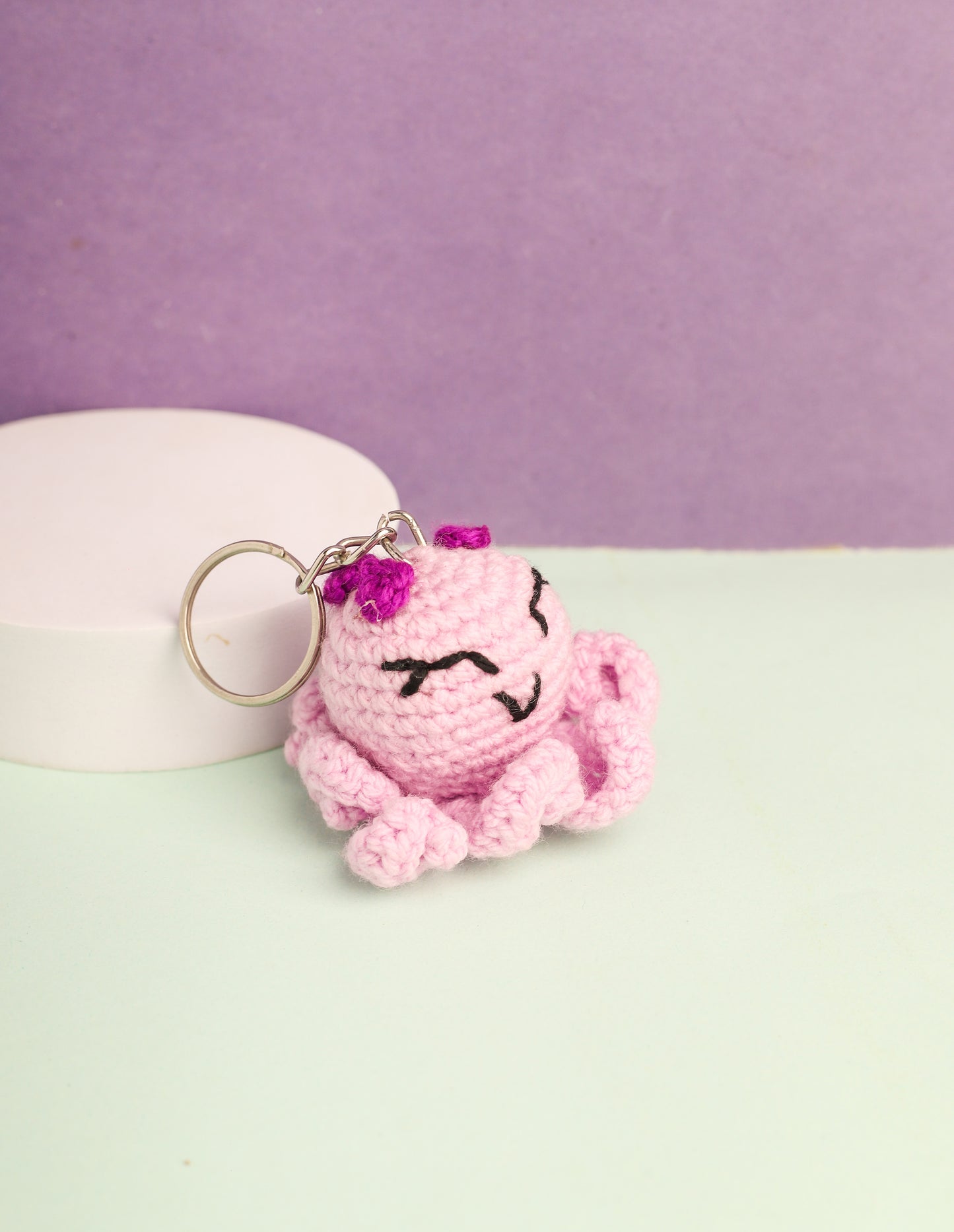Happy Octopus Keychain