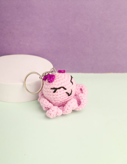 Happy Octopus Keychain