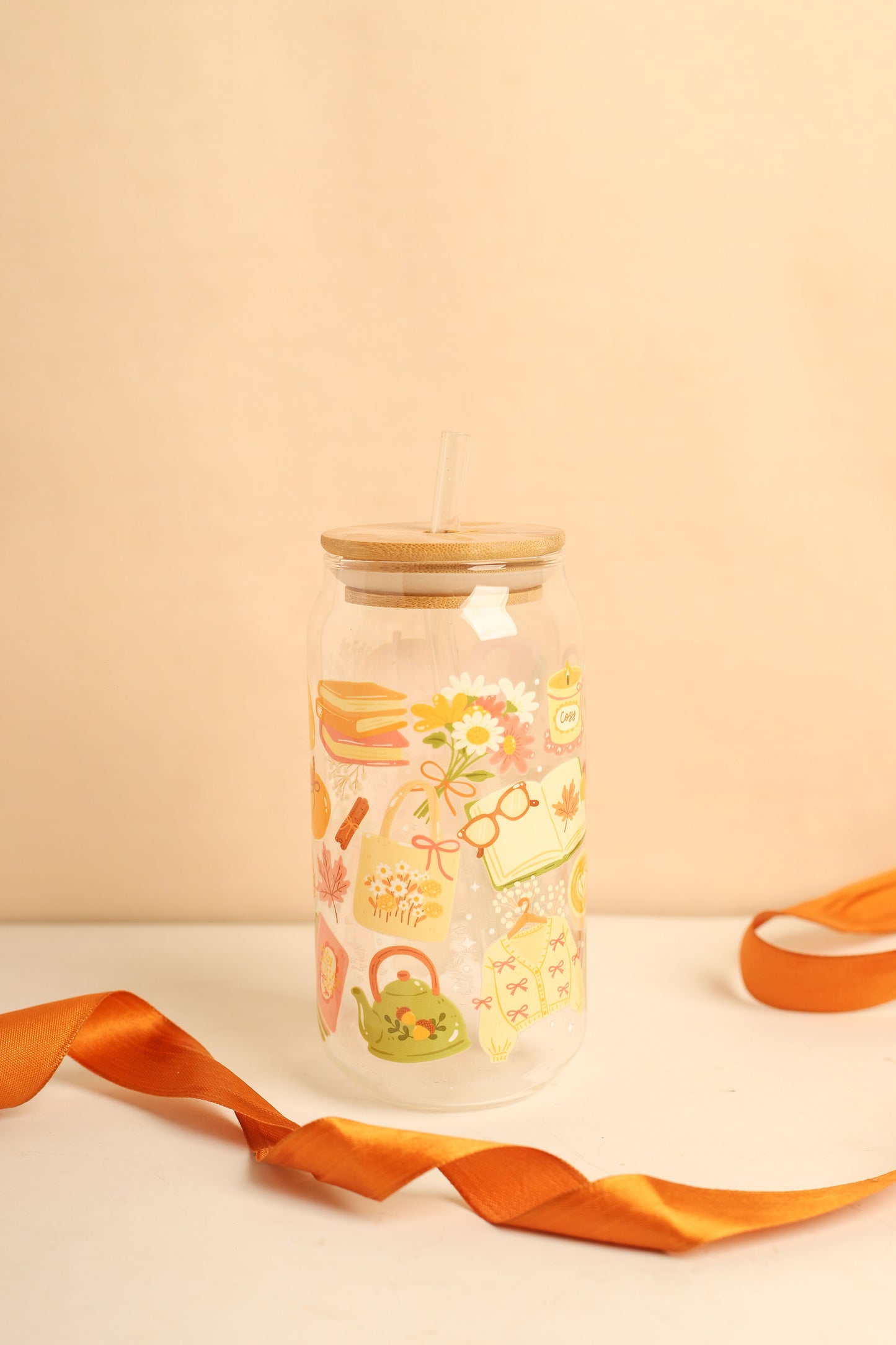Cute & Cozy Glass Can