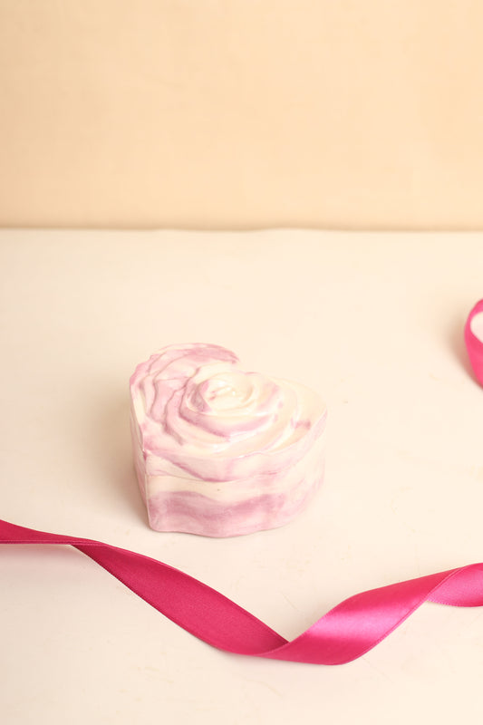 Soft Petals Heart Box