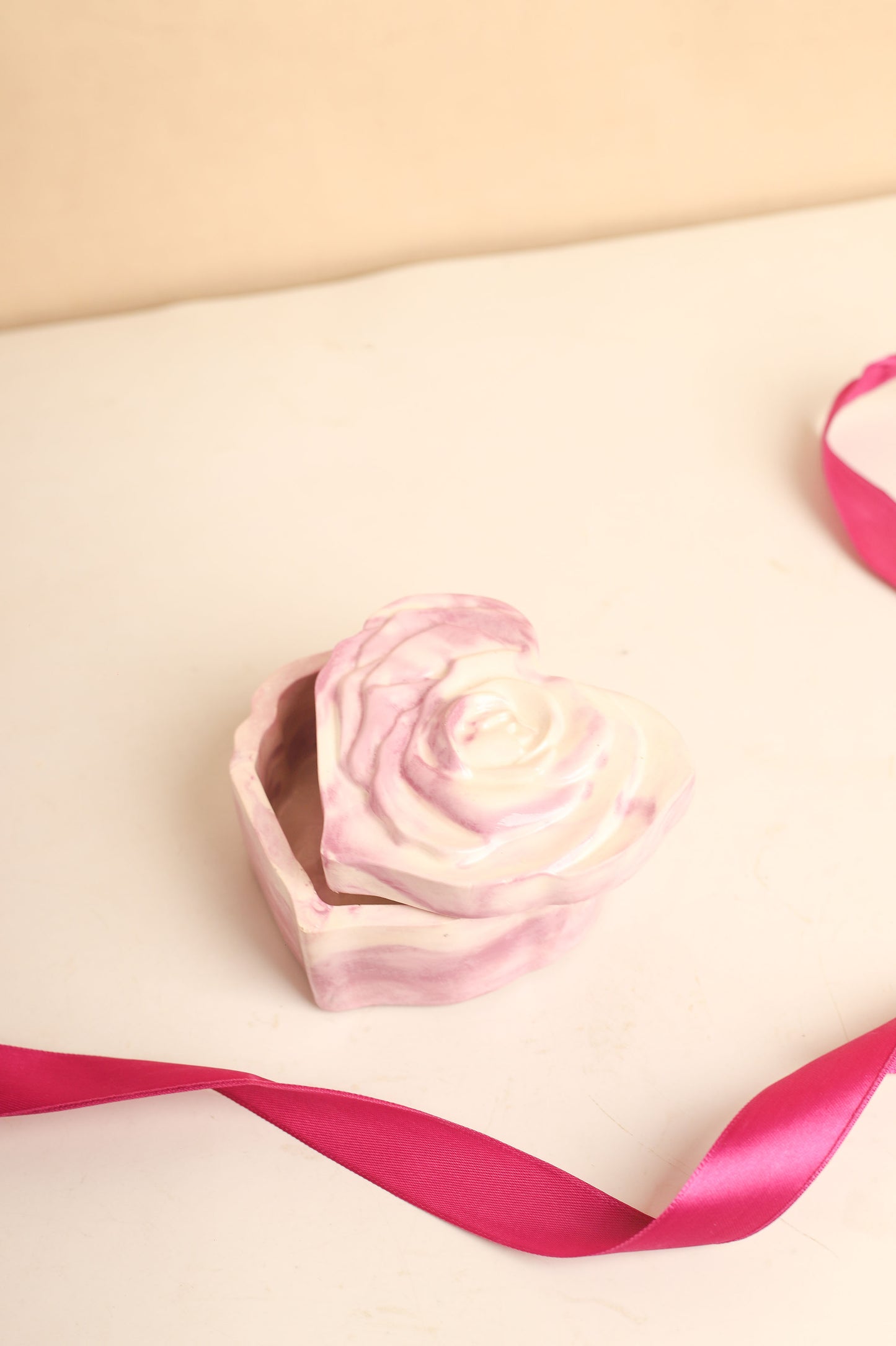Soft Petals Heart Box