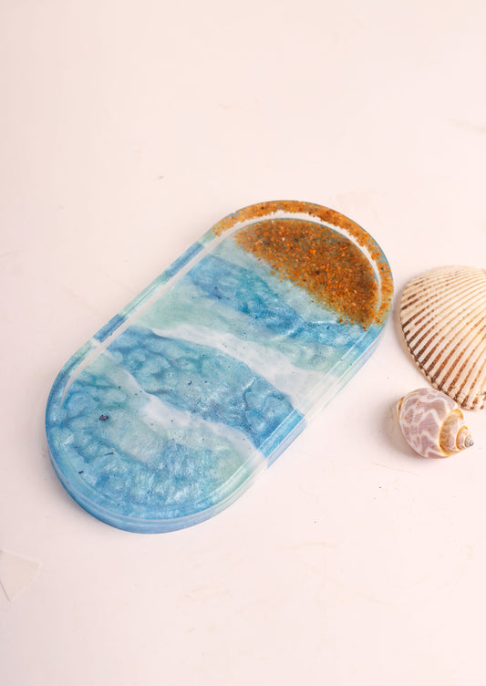 Coastal Calm Resin Tray
