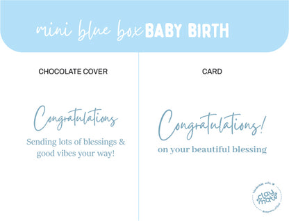 Mini blue Customized Giftbox